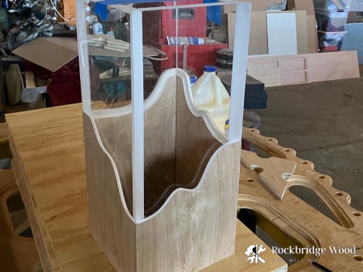 Brich Ply and Acrylic Lamp title=