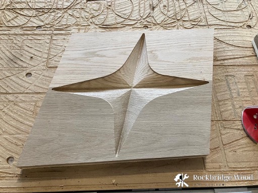 Digital Woodworking of Oak Panel Insert